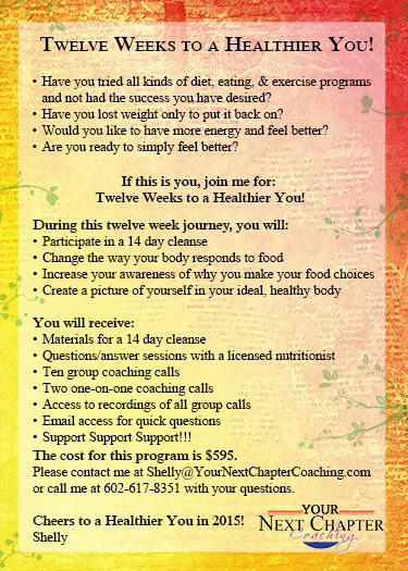 12 Weeks to a Healthier You